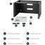 StarTech.com 6U Wall Mount Rack 14in Deep 19 inch Wall Mount Network Rack Wall Mounting Patch Panel Bracket for Switch/IT Equipment