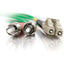 C2G 10m LC-ST 62.5/125 OM1 Duplex Multimode PVC Fiber Optic Cable - Green