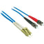 C2G-10m LC-ST 62.5/125 OM1 Duplex Multimode PVC Fiber Optic Cable - Blue