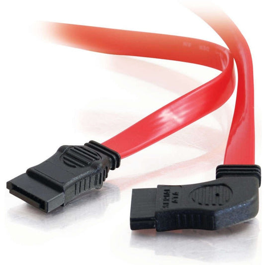 C2G 36in 7-pin 180&deg; to 90&deg; 1-Device Side Serial ATA Cable