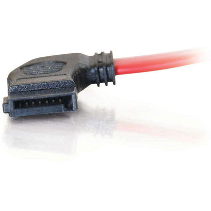 C2G 36in 7-pin 180&deg; to 90&deg; 1-Device Side Serial ATA Cable