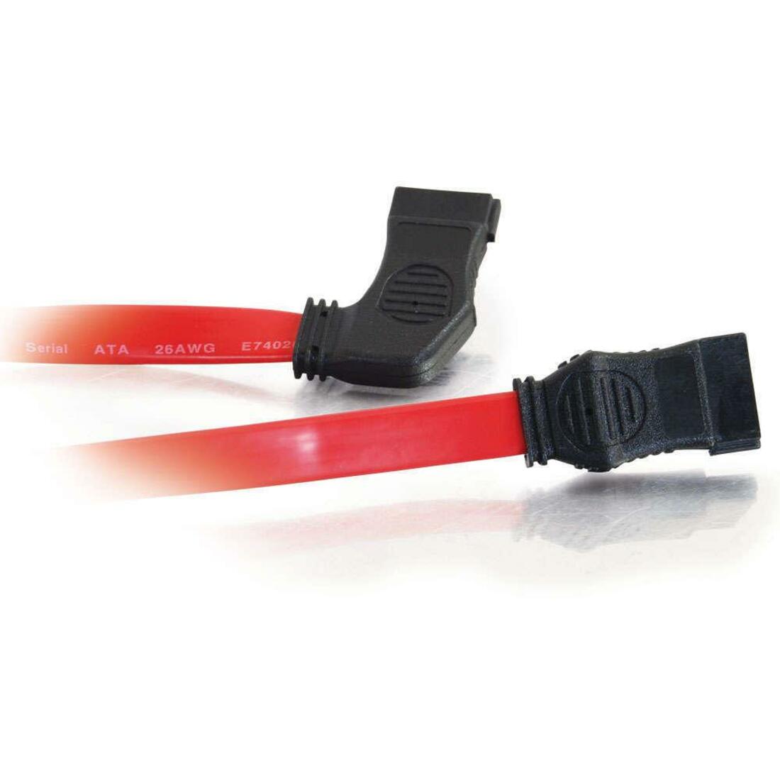 C2G 36in 7-pin 180&deg; to 90&deg; 1-Device Side Serial ATA Cable