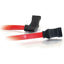 C2G 36in 7-pin 180° to 90° 1-Device Side Serial ATA Cable