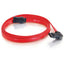 C2G 36in 7-pin 180° to 90° 1-Device Side Serial ATA Cable