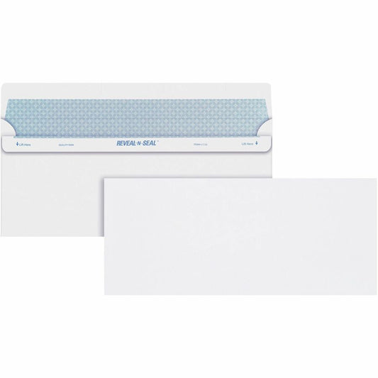 Quality Park No. 10 Security Tinted Business Envelopes with Reveal-N-Seal&reg; Self-Seal Closure
