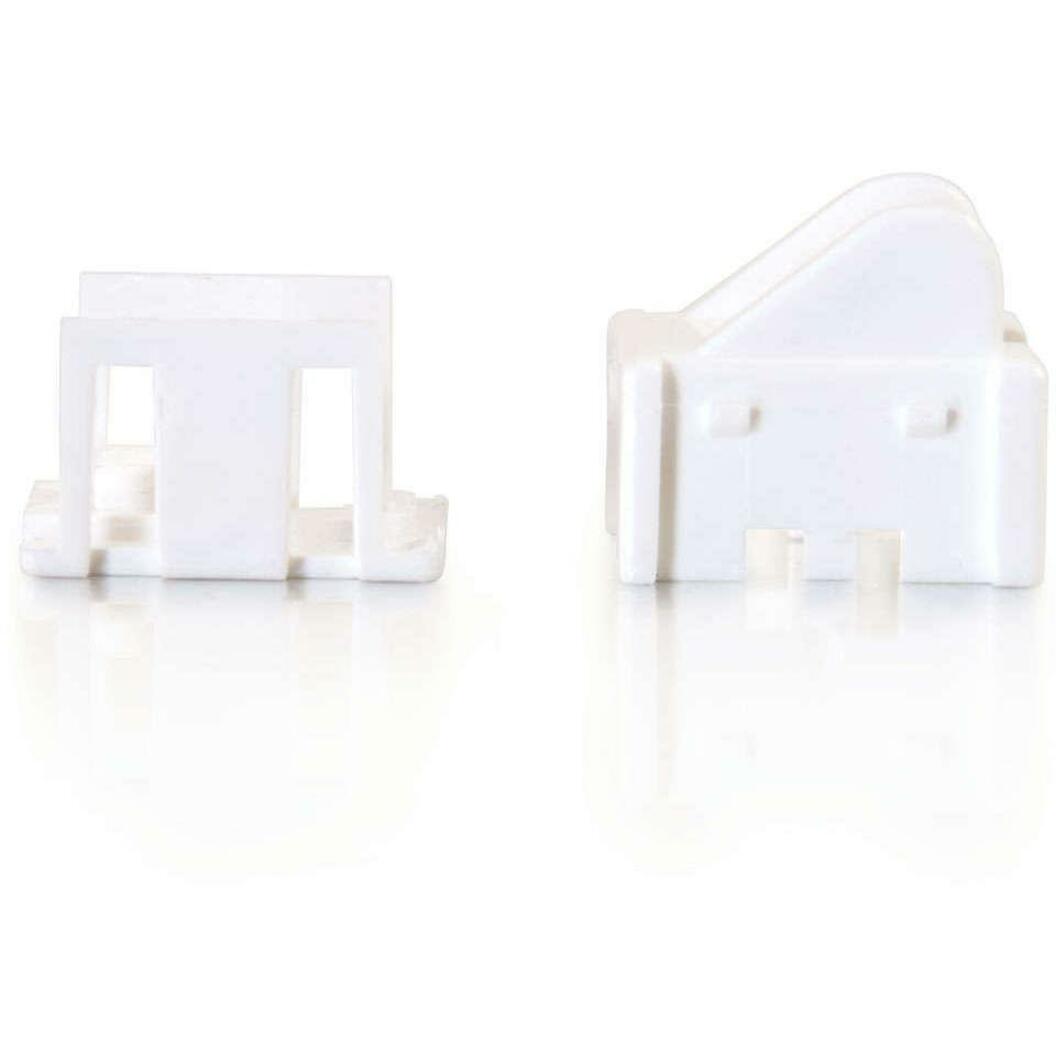 C2G RJ45 Patch Cord Boot - White - 25pk