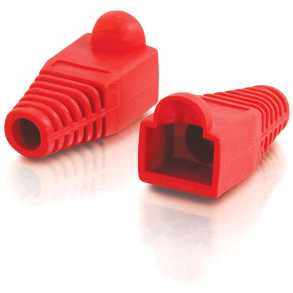 C2G RJ45 Snagless Boot Cover (6.0mm OD) - Red - 50pk