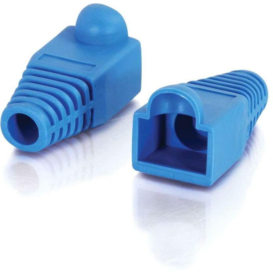 50PK BLUE SNAGLESS RJ45 PLUG   