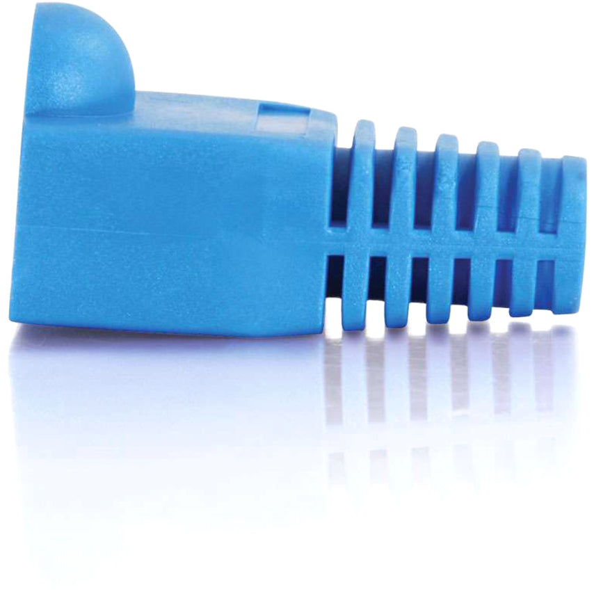 C2G RJ45 Snagless Boot Cover (6.0mm OD) - Blue - 50pk