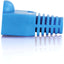 50PK BLUE SNAGLESS RJ45 PLUG   