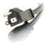 C2G 3ft 16 AWG 1-to-2 Power Cord Splitter (1 NEMA 5-15P to 2 NEMA 5-15R)