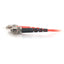 C2G-2m ST-ST 62.5/125 OM1 Duplex Multimode PVC Fiber Optic Cable - Red