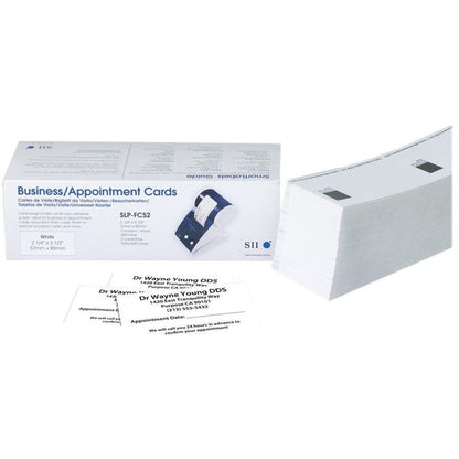 Seiko Business Card / Appointment Cards Fan Fold Stock