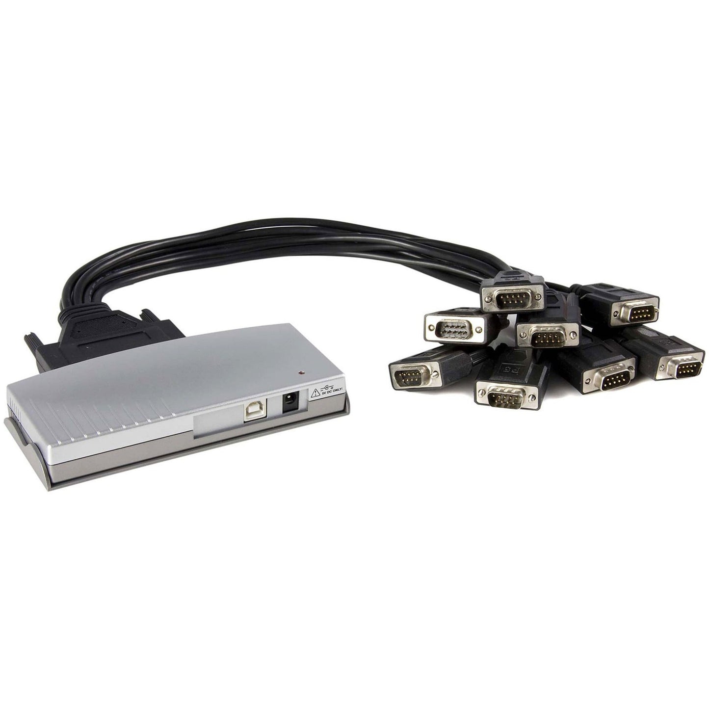 StarTech.com USB to Serial Adapter Hub - 8 Port - DB9 (9-pin) - USB Serial - FTDI USB to RS232 Adapter - USB Serial