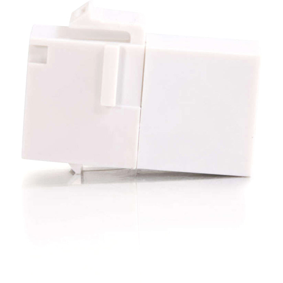 C2G RJ45 (8P8C) Coupler Keystone Insert Module - White