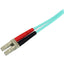 StarTech.com 5m (15ft) LC/UPC to SC/UPC OM3 Multimode Fiber Optic Cable Full Duplex Zipcord Fiber 100Gbps LOMMF LSZH Fiber Patch Cord