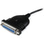 StarTech.com Parallel printer adapter - USB - DB25 parallel - 6 ft