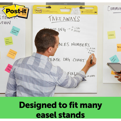 Post-it&reg; Easel Pad with Recycled Paper