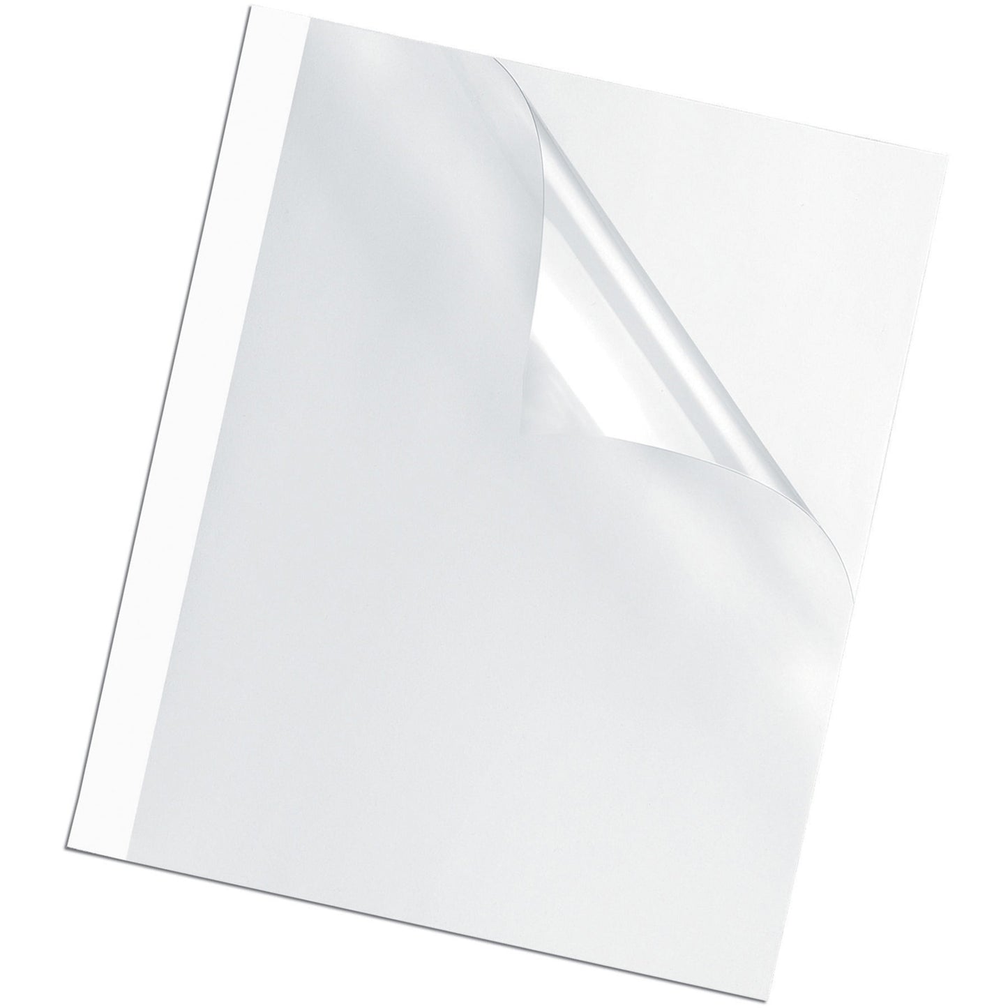 Fellowes Thermal Presentation Covers - 1/8"  30 sheets White