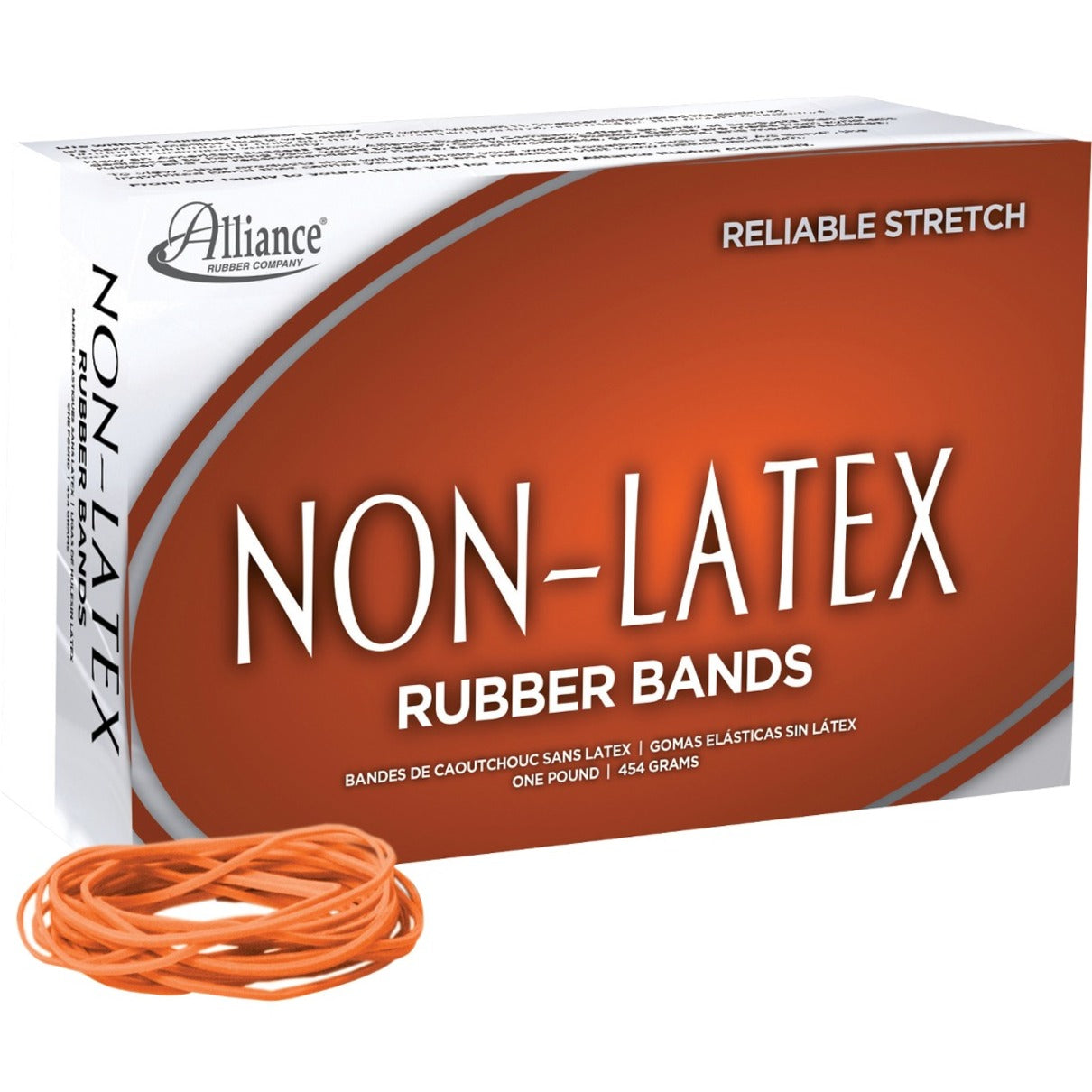 Alliance Rubber 37196 Non-Latex Rubber Bands - Size #19