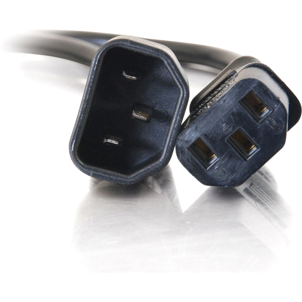 C2G 2ft 18 AWG Computer Power Extension Cord (IEC320C14 to IEC320C13)