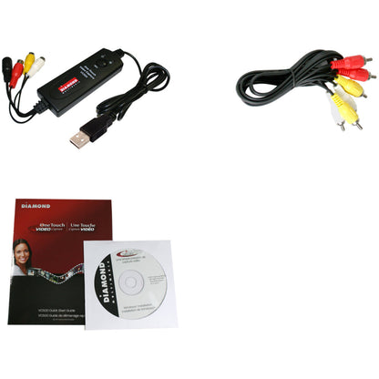 DIAMOND VC500 One Touch Video Capture Edit Stream or Burn to DVD USB 2.0