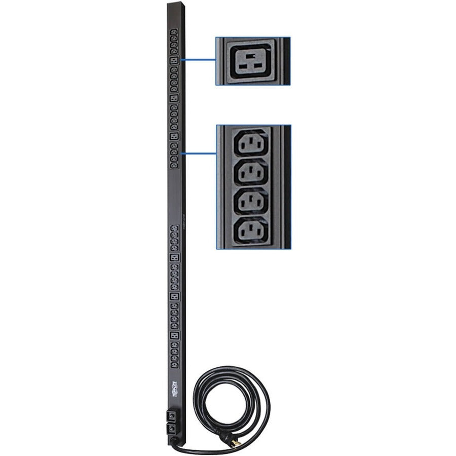 Tripp Lite PDU Basic 208V / 240V 30A 6 C19; 32 C13 L6-30P Vertical 0URM