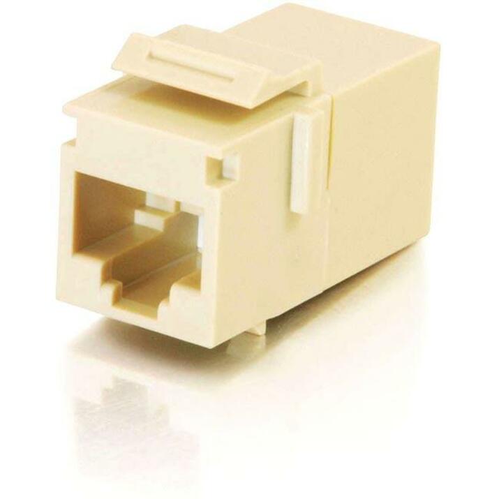 C2G RJ45 (8P8C) Coupler Keystone Insert Module - Ivory