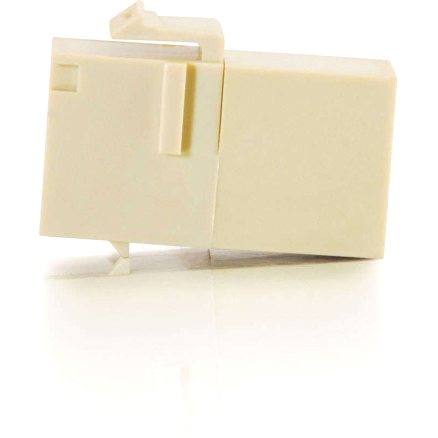 C2G RJ45 (8P8C) Coupler Keystone Insert Module - Ivory