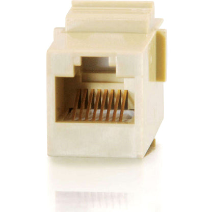 C2G RJ45 (8P8C) Coupler Keystone Insert Module - Ivory