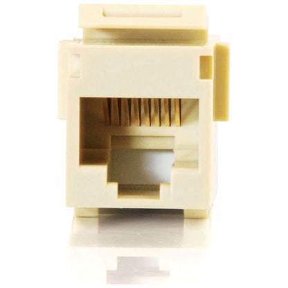 C2G RJ45 (8P8C) Coupler Keystone Insert Module - Ivory