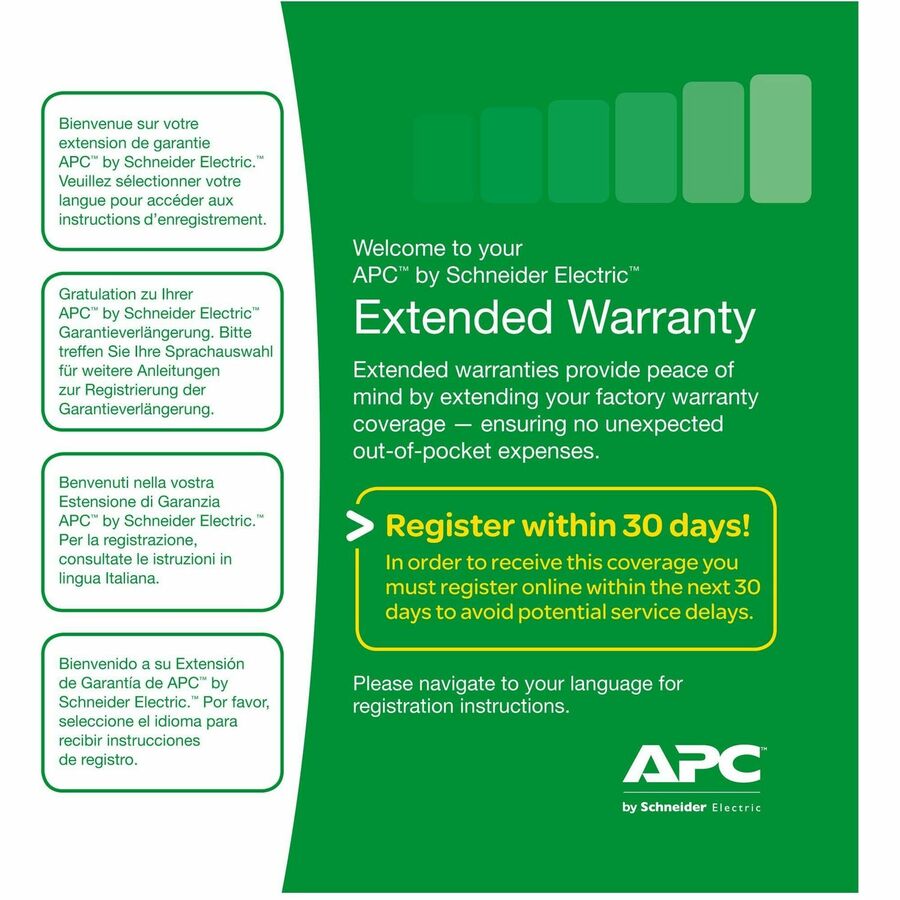 APC by Schneider Electric Service Pack - Extended Warranty - 3 Year - Warranty