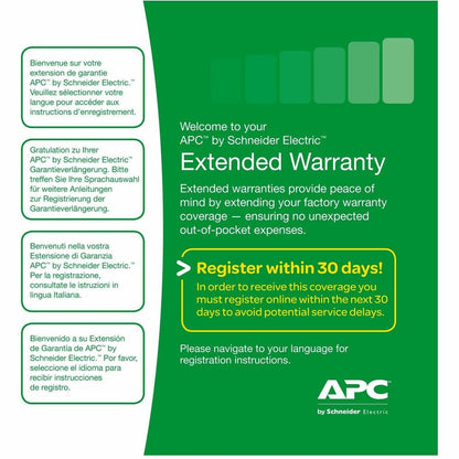 APC by Schneider Electric Service Pack - Extended Warranty - 3 Year - Warranty