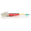 C2G-2m LC-LC 62.5/125 OM1 Duplex Multimode Fiber Optic Cable (Plenum-Rated) - Green