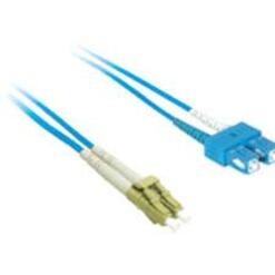 C2G-3m LC-SC 9/125 OS1 Duplex Singlemode PVC Fiber Optic Cable - Blue