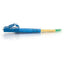 C2G-2m LC-LC 9/125 OS1 Duplex Singlemode PVC Fiber Optic Cable - Green