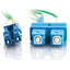 C2G-3m LC-SC 9/125 OS1 Duplex Singlemode PVC Fiber Optic Cable - Green