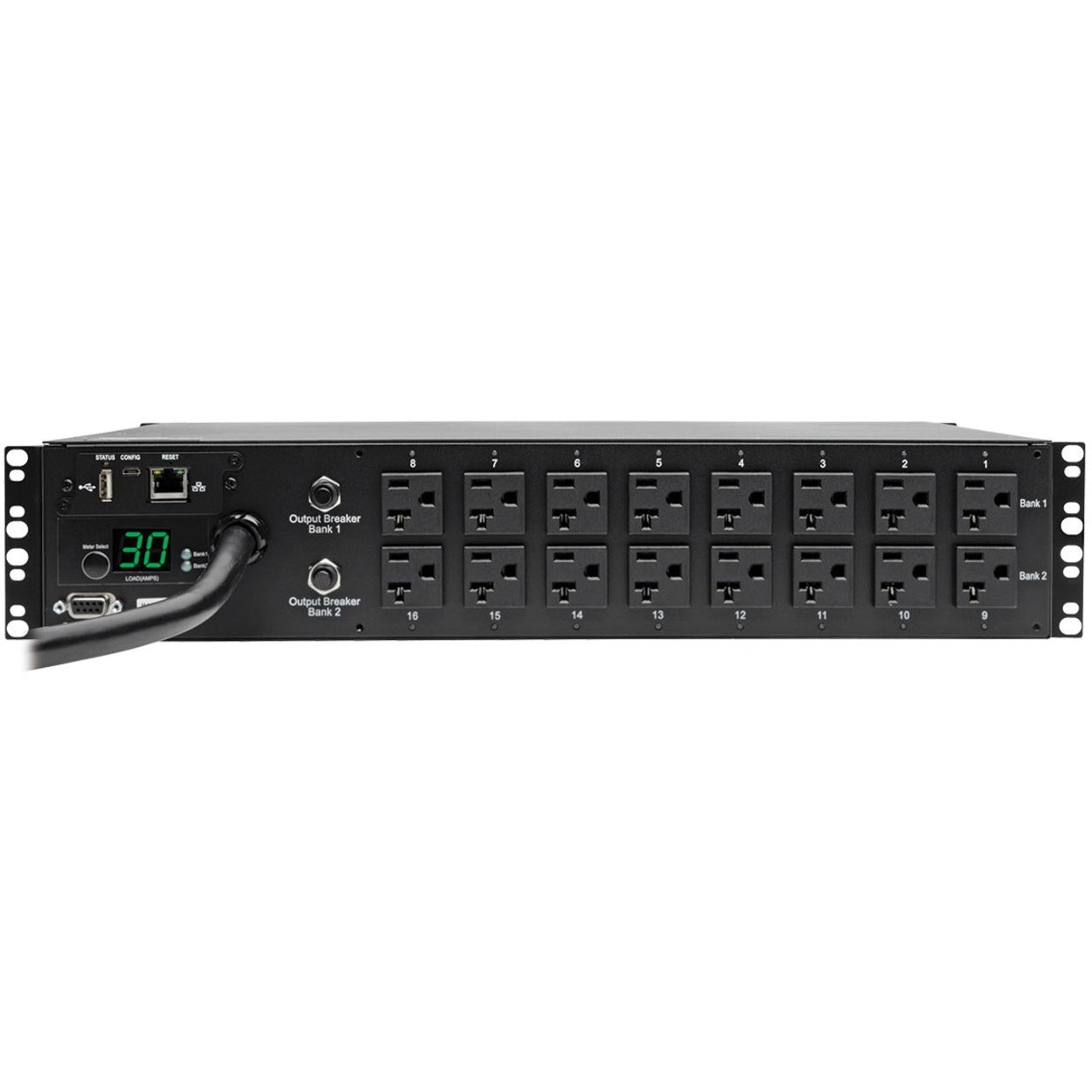 Tripp Lite PDU Switched 120V 30A 5-15/20R 16 Outlet 2URM -Special Price