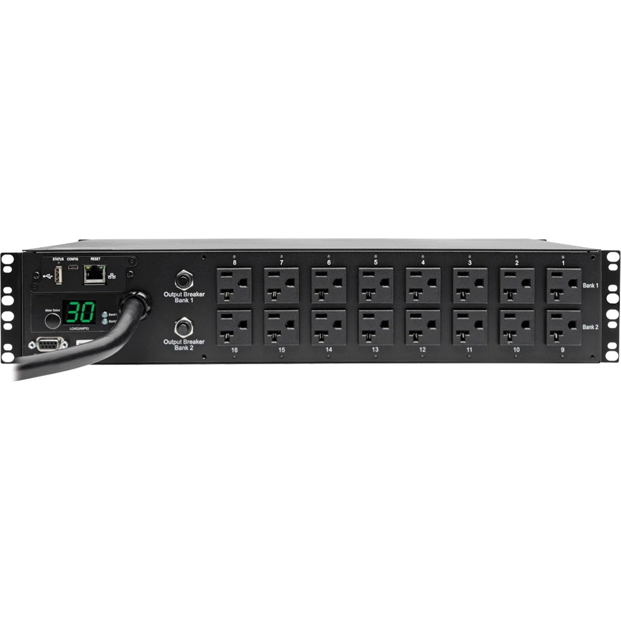 Tripp Lite PDU Switched 120V 30A 5-15/20R 16 Outlet 2URM -Special Price