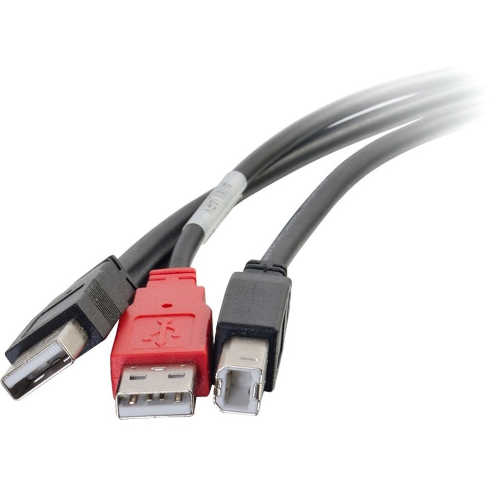 C2G 6ft USB 2.0 One B Male to Two A Male Y-Cable