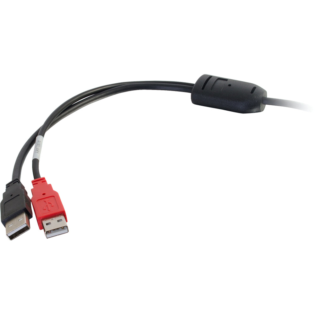 C2G 6ft USB 2.0 One B Male to Two A Male Y-Cable