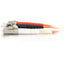 C2G 15m LC-ST 62.5/125 OM1 Duplex Multimode Fiber Optic Cable (Plenum-Rated) - Orange