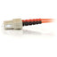 C2G-2m SC-SC 62.5/125 OM1 Duplex Multimode PVC Fiber Optic Cable (LSZH) - Orange