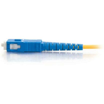 C2G 1m SC-SC 9/125 OS1 Simplex Singlemode Fiber Optic Cable (Plenum-Rated) - Yellow