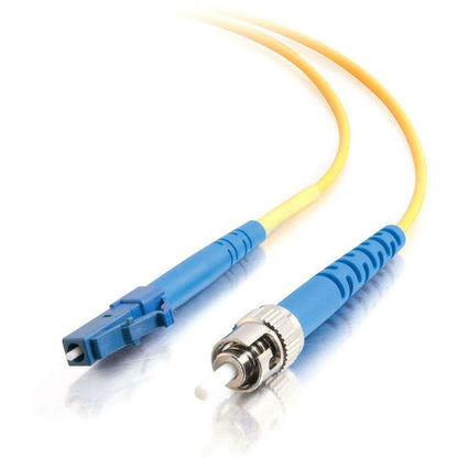 C2G-2m LC-ST 9/125 OS1 Simplex Singlemode Fiber Optic Cable (Plenum-Rated) - Yellow