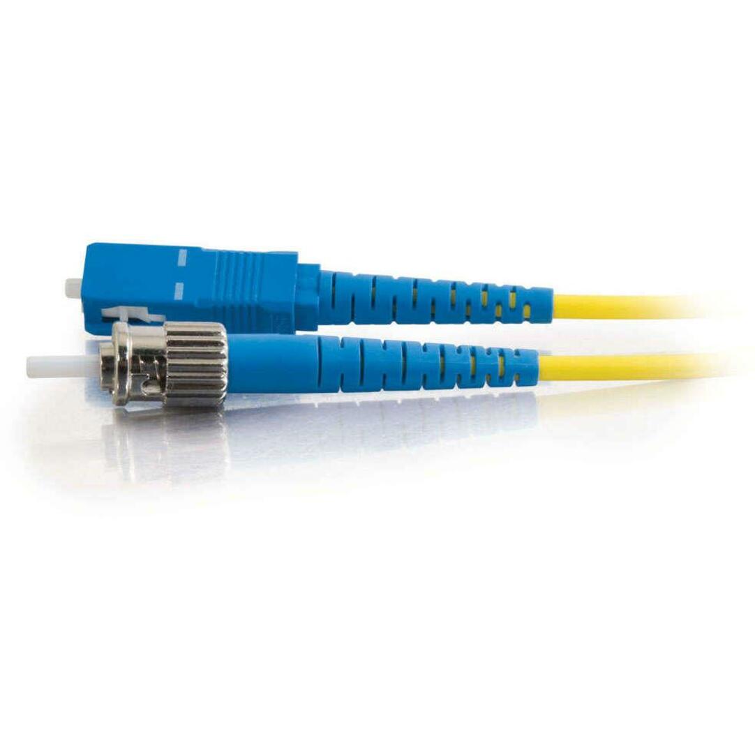 C2G-2m SC-ST 9/125 OS1 Simplex Singlemode Fiber Optic Cable (Plenum-Rated) - Yellow