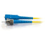 C2G-2m SC-ST 9/125 OS1 Simplex Singlemode Fiber Optic Cable (Plenum-Rated) - Yellow