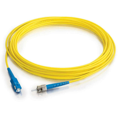C2G-2m SC-ST 9/125 OS1 Simplex Singlemode Fiber Optic Cable (Plenum-Rated) - Yellow