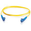 C2G-2m LC-LC 9/125 OS1 Simplex Singlemode PVC Fiber Optic Cable (LSZH) - Yellow