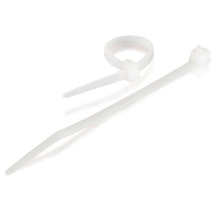 C2G 7.5in Cable Ties - White - 100pk